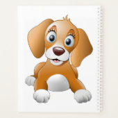 Brauner Hundeschlitz Planer (Rückseite)