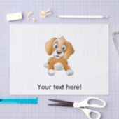 Brauner Hundeschlitz Seidenpapier (Handwerk)