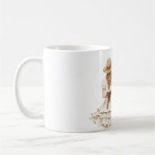 Brauner Hut mit Schleife für Damen Kaffeetasse (Links)