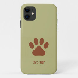 Brauner individuelle Name Case-Mate iPhone Hülle