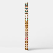 Brauner karierter Stoff, Schottische Wolle. Case-Mate iPhone Hülle (Rückseite / Rechts)