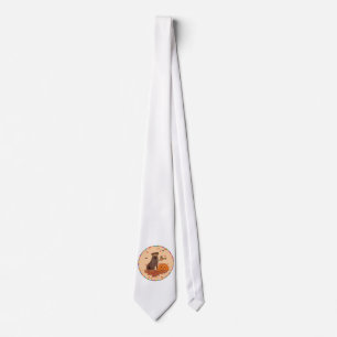 Brauner Labrador Retriever Halloween Krawatte