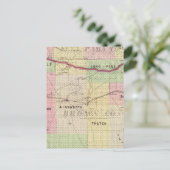 Brauner Landkreis und Keya Paha, Nebraska Postkarte (Stehend Vorderseite)