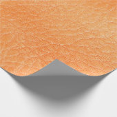 Brauner Lederhintergrund. abstrakt, Accessoires, Geschenkpapier (Ecke)