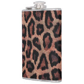 Brauner Leopard Flachmann (Links)