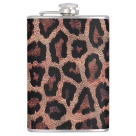 Brauner Leopard Flachmann