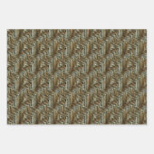 Brauner Leopard Geschenkpapier Set (Vorderseite 3)