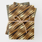 Brauner Leopard Geschenkpapier Set (Beispiel)