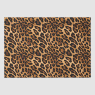 Brauner Leopard Seidenpapier