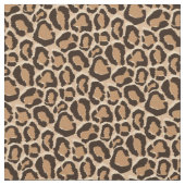 Brauner Leopard Stoff (Nahaufnahme)