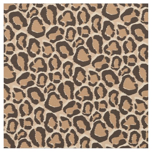 Brauner Leopard Stoff (Nahaufnahme)