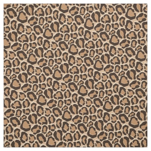 Brauner Leopard Stoff (Muster)