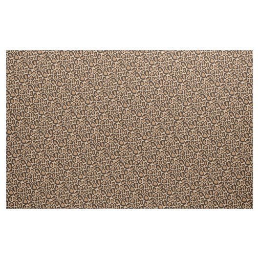 Brauner Leopard Stoff (Fat Quarter (45,7 x 55,9 cm))