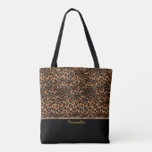 Brauner Leopard Tasche (Rückseite)