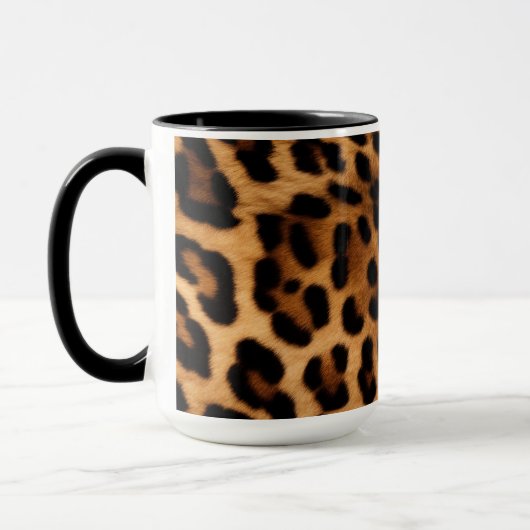 Brauner Leopard Tasse (Links)
