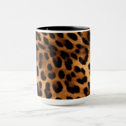Brauner Leopard Tasse (Zentrum)