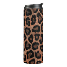 Brauner Leopard Thermosbecher