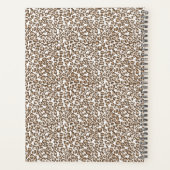 Brauner Leopardenprint Planer (Rückseite)