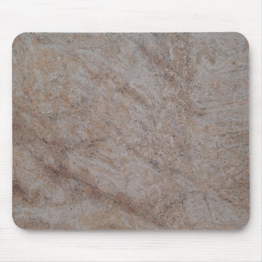 Brauner Marmor wirbelte Mousepad (Vorne)