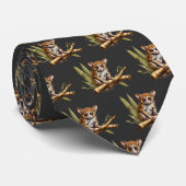 Brauner Mäuse besessen Krawatte (Gerollt)