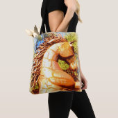 brauner Mustang Stallion Tasche (Von Nahem)