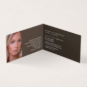 Brauner Ombre, farbige Eimer, Maler und Dekorator Visitenkarten (Innenseite)