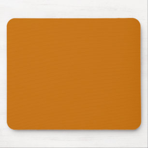 Brauner Orange (Vollfarbe) Mousepad