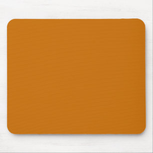 Brauner Orange (Vollfarbe) Mousepad