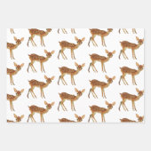 Brauner Orangenfuchs und -hirsch Geschenkpapier Set (Vorderseite 3)