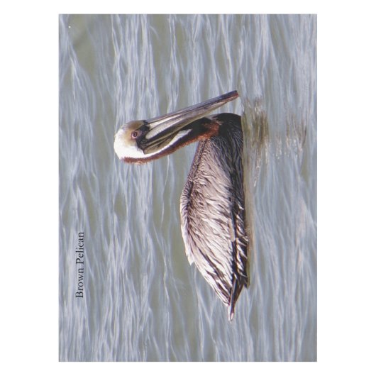 Brauner Pelikan Tischdecke (Vorderseite)