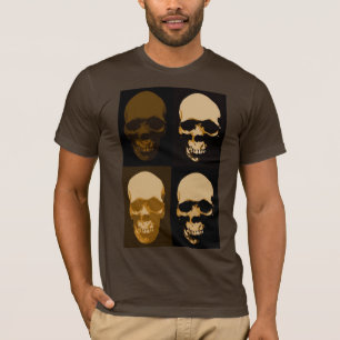 Brauner Pop Art Retro Stilvolle Möblierung T-Shirt