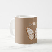 Brauner Rahmfalter Kaffeetasse (Vorderseite Links)