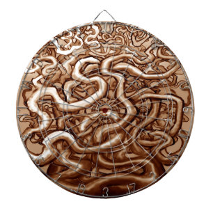 Brauner Reben Dartscheibe