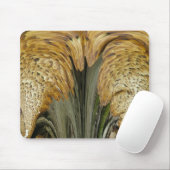 Brauner Regenschirm Fungus Abstrakt Mousepad (Mit Mouse)