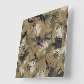 Brauner Reptil Camouflage römische Numerus Uhr (Winkel)