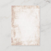 Brauner, rustikaler Krug, der gute Karten wünscht (Rückseite)