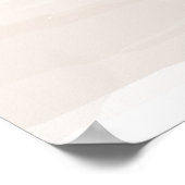 Brauner Sand, Abstrakte Wasserfarbe und Pflaumen 2 Poster (Ecke)