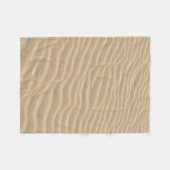 Brauner Sand Fleecedecke (Vorderseite (Horizontal))