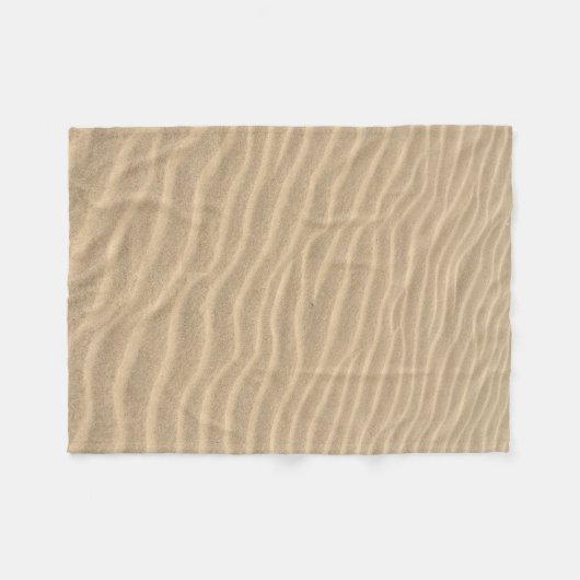 Brauner Sand Fleecedecke (Vorderseite (Horizontal))