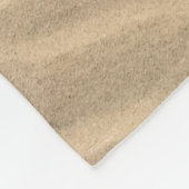 Brauner Sand Fleecedecke (Ecke)