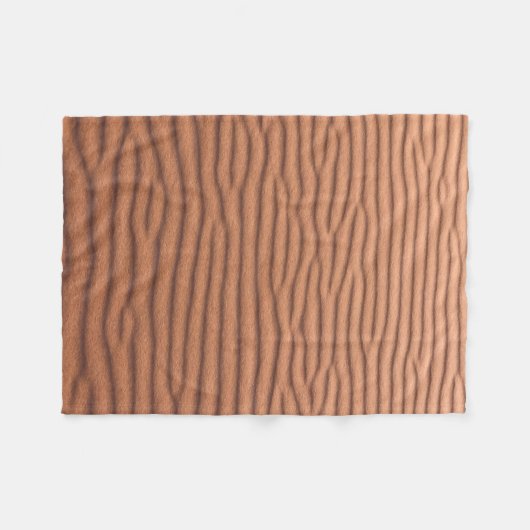 Brauner Sand Fleecedecke (Vorderseite (Horizontal))