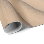 Brauner Sand Geschenkpapier (Rolleneckpunkt)