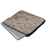 Brauner Sand Laptopschutzhülle (Vorne Knopf)