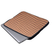 Brauner Sand Laptopschutzhülle (Vorne Knopf)