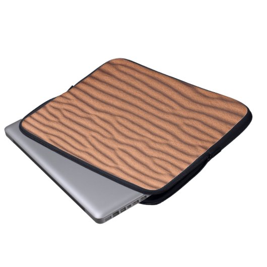 Brauner Sand Laptopschutzhülle (Vorne Knopf)