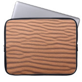 Brauner Sand Laptopschutzhülle (Vorderseite)