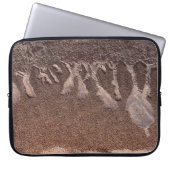 Brauner Sand Laptopschutzhülle (Vorderseite)