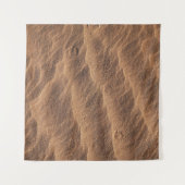 Brauner Sand mit Wasser tagsüber Wandteppich (Vorderseite (Horizontal))