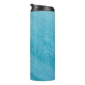 Brauner Sand mit Wassertröpfchen Thermosbecher (Nach rechts gedreht)