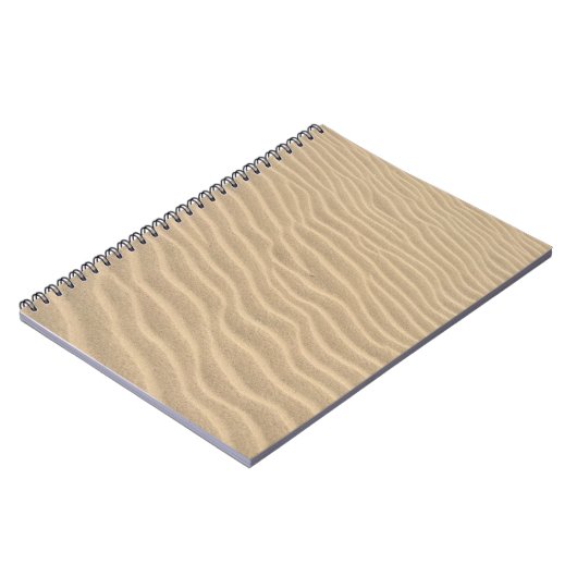 Brauner Sand Notizblock (Linke Seite)